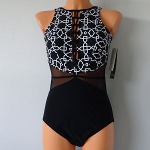 GOTTEX Casablanca One Piece High Neck Swimsuit NWT